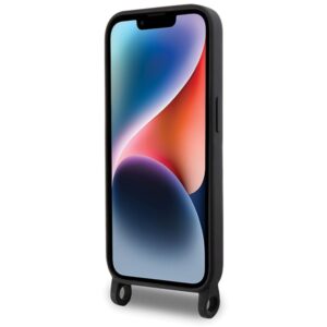Karl Lagerfeld KLHCP15XSCBSCNK Apple iPhone 15 Pro Max 6.7" kietas dėklas juodos spalvos Crossbody Silicone Choupe - Image 4