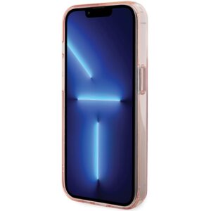 Karl Lagerfeld KLHMP15XHMRSCHP Apple iPhone 15 Pro Max 6.7" rožinės spalvos kietas dėklas Ring Stand Choupette Head - Image 5