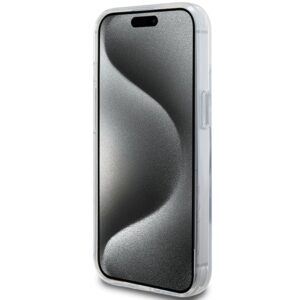 Karl Lagerfeld KLHMP15MHMRSCHH Apple iPhone 15 Plus / 14 Plus 6.7" baltos spalvos kietas dėklas Ring Stand Choupett - Image 5