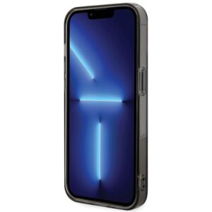 Karl Lagerfeld KLHMP14LHFCKNOK Apple iPhone 14 Pro 6.1" juodos spalvos kietas dėklas IML Ikonik MagSafe - Image 5