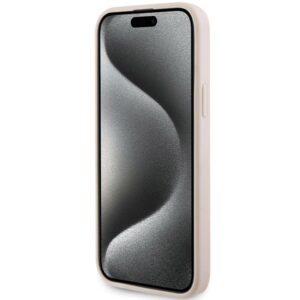 Karl Lagerfeld KLHCP15MPQKPMP Apple iPhone 15 Plus / 14 Plus 6.7" rožinės spalvos kietas dėklas Quilted K Pattern - Image 5