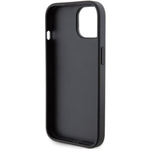 Karl Lagerfeld KLHCP15MGSAKCPK Apple iPhone 15 Plus / 14 Plus 6.7" juodos spalvos kietas dėklas Gripstand Saffiano - Image 7