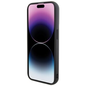 Karl Lagerfeld KLHCP13LGSAKCPK Apple iPhone 13 Pro / 13 6.1" juodos spalvos kietas dėklas Gripstand Saffiano Karl& - Image 5