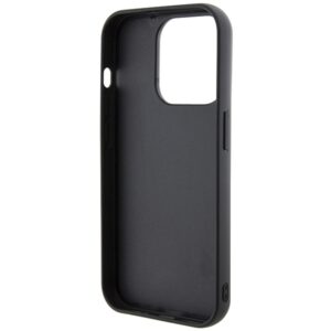 Karl Lagerfeld KLHCP14LGSAKCPK Apple iPhone 14 Pro 6.1" juodos spalvos kietas dėklas Gripstand Saffiano Karl&Choup - Image 7
