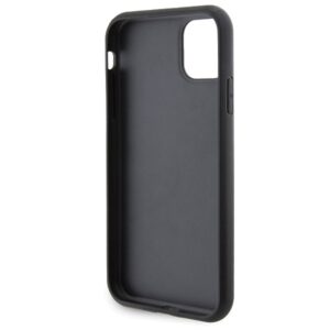 Karl Lagerfeld KLHCN61GSACHPK Apple iPhone 11/ Xr 6.1" juodos spalvos kietas dėklas Gripstand Saffiano Choupette - Image 7