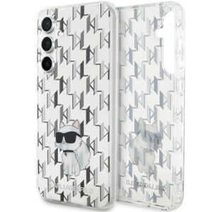 Karl Lagerfeld KLHCS23FEHNCMKLT S23 FES711 skaidrus kietas dėklas Monogram Choupette - Image 1