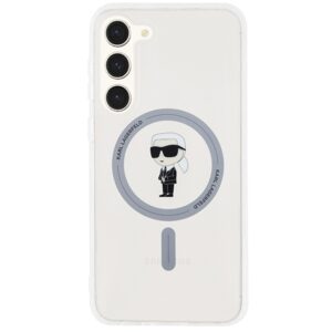 Karl Lagerfeld KLHMS23MHFCKNOT S23+ S916 skaidrus kietas dėklas IML Ikonik MagSafe - Image 3