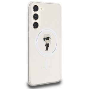 Karl Lagerfeld KLHMS23MHFCKNOT S23+ S916 skaidrus kietas dėklas IML Ikonik MagSafe - Image 4
