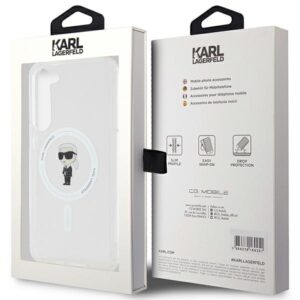 Karl Lagerfeld KLHMS23MHFCKNOT S23+ S916 skaidrus kietas dėklas IML Ikonik MagSafe - Image 8