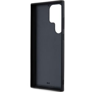 Karl Lagerfeld KLHCS23L3DMBKCK S23 Ultra S918 juodos spalvos kietas dėklas 3D Rubber Glitter Logo - Image 6
