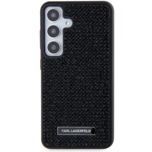 Karl Lagerfeld KLHCS24MHDSPRK S24+ S926 kietas dėklas juodos spalvos Rhinestone Metal Logo - Image 3