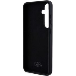Karl Lagerfeld KLHCS24SSNIKBCK S24 S921 kietas dėklas juodos spalvos Silicone Ikonik - Image 7