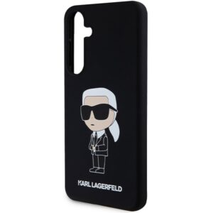 Karl Lagerfeld KLHCS24MSNIKBCK S24+ S926 kietas dėklas juodos spalvos Silicone Ikonik - Image 6