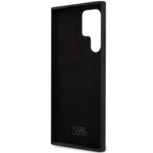 Karl Lagerfeld KLHCS24LSNIKBCK S24 Ultra S928 kietas dėklas juodos spalvos Silicone Ikonik - Image 7