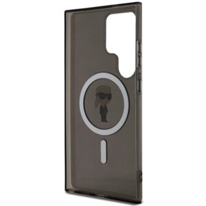Karl Lagerfeld KLHMS24LHFCKNOK S24 Ultra S928 juodos spalvos kietas dėklas IML Ikonik MagSafe - Image 7