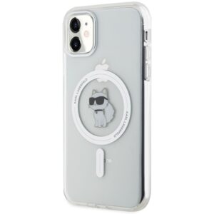 Karl Lagerfeld KLHMN61HFCCNOT Apple iPhone 11/ Xr skaidrus kietas dėklas IML Choupette MagSafe - Image 2