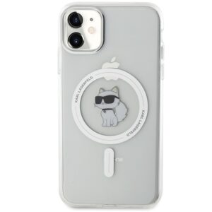 Karl Lagerfeld KLHMN61HFCCNOT Apple iPhone 11/ Xr skaidrus kietas dėklas IML Choupette MagSafe - Image 3