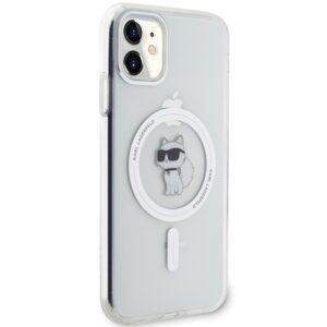 Karl Lagerfeld KLHMN61HFCCNOT Apple iPhone 11/ Xr skaidrus kietas dėklas IML Choupette MagSafe - Image 4