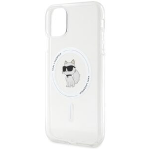 Karl Lagerfeld KLHMN61HFCCNOT Apple iPhone 11/ Xr skaidrus kietas dėklas IML Choupette MagSafe - Image 6
