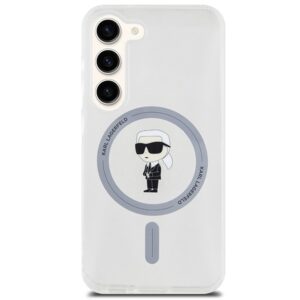 Karl Lagerfeld KLHMS24SHFCKNOT S24 S921 skaidrus kietas dėklas IML Ikonik MagSafe - Image 3
