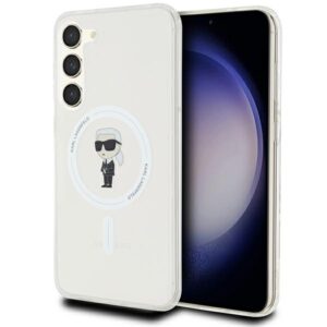 Karl Lagerfeld KLHMS24MHFCKNOT S24+ S926 skaidrus kietas dėklas IML Ikonik MagSafe - Image 1