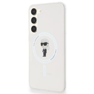 Karl Lagerfeld KLHMS24MHFCKNOT S24+ S926 skaidrus kietas dėklas IML Ikonik MagSafe - Image 2
