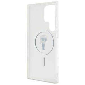 Karl Lagerfeld KLHMS24LHFCKNOT S24 Ultra S928 skaidrus kietas dėklas IML Ikonik MagSafe - Image 7
