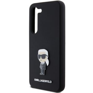 Karl Lagerfeld KLHCS24SSMHKNPK S24 S921 juodos spalvos Silicone Ikonik Metal Pin - Image 6