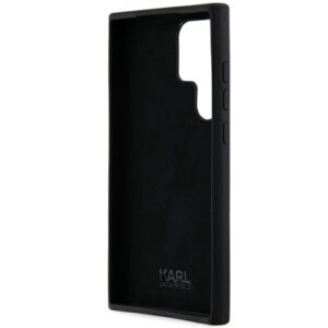 Karl Lagerfeld KLHCS24LSMHKNPK S24 Ultra S928 juodos spalvos Silicone Ikonik Metal Pin - Image 7