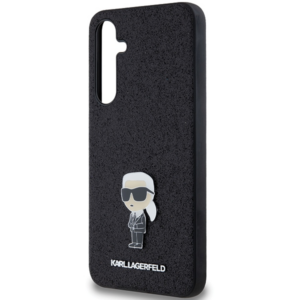 Karl Lagerfeld KLHCSA35GKNPSK A35 A356 juodos spalvos kietas dėklas Fixed Glitter Ikonik Logo Metal Pin - Image 6