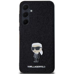 Karl Lagerfeld KLHCSA55GKNPSK A55 A556 juodos spalvos kietas dėklas Fixed Glitter Ikonik Logo Metal Pin - Image 3