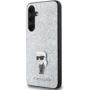 Karl Lagerfeld KLHCSA35GCNPSG A35 A356 silver kietas dėklas Fixed Glitter Ikonik Metal Pin - Image 2
