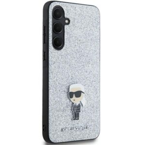 Karl Lagerfeld KLHCSA35GCNPSG A35 A356 silver kietas dėklas Fixed Glitter Ikonik Metal Pin - Image 4