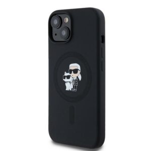 Karl Lagerfeld KLHMP15MSCMKCRHK Apple iPhone 15 Plus / 14 Plus 6.7" juodos spalvos kietas dėklas Silicone Karl & C - Image 2