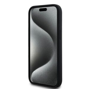 Karl Lagerfeld KLHMP15MSCMKCRHK Apple iPhone 15 Plus / 14 Plus 6.7" juodos spalvos kietas dėklas Silicone Karl & C - Image 5