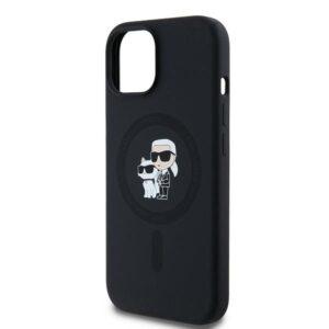Karl Lagerfeld KLHMP15MSCMKCRHK Apple iPhone 15 Plus / 14 Plus 6.7" juodos spalvos kietas dėklas Silicone Karl & C - Image 6