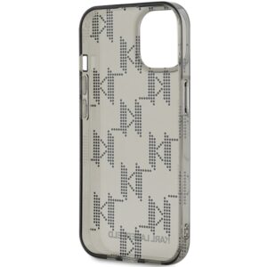 Karl Lagerfeld KLHCP15SHKDPNSK Apple iPhone 15 / 14 / 13 6.1" juodos spalvos kietas dėklas IML Mono KL Pattern & C - Image 6