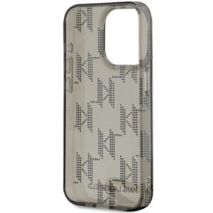 Karl Lagerfeld KLHCP15LHKDPNSK Apple iPhone 15 Pro 6.1" juodos spalvos kietas dėklas IML Mono KL Pattern & Cord - Image 6
