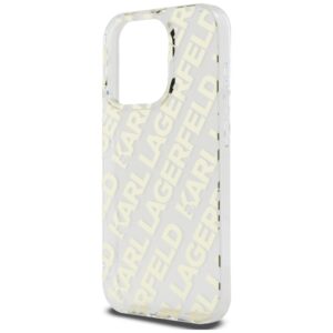 Karl Lagerfeld KLHCP15XHKFOEMD Apple iPhone 15 Pro Max 6.7" gold kietas dėklas IML Fullover Logo - Image 6