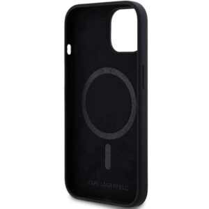 Karl Lagerfeld KLHMP15MSCHPPLK Apple iPhone 15 Plus / 14 Plus 6.7" juodos spalvos kietas dėklas Silicone Choupette - Image 7