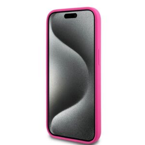 Karl Lagerfeld KLHMP15MSCHPPLF Apple iPhone 15 Plus / 14 Plus 6.7" fuschia kietas dėklas Silicone Choupet - Image 5