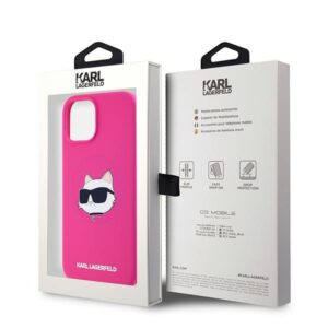 Karl Lagerfeld KLHMP15MSCHPPLF Apple iPhone 15 Plus / 14 Plus 6.7" fuschia kietas dėklas Silicone Choupet - Image 8