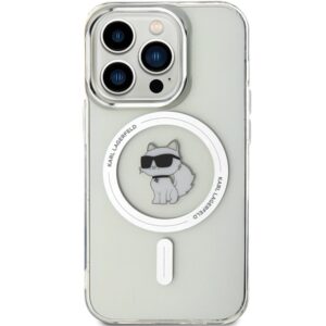 Karl Lagerfeld KLHMP13XHFCCNOT Apple iPhone 13 Pro Max 6.7" skaidrus kietas dėklas IML Choupette MagSafe - Image 3