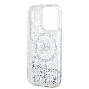 Karl Lagerfeld KLHMP15XLGKISGH Apple iPhone15 Pro Max 6.7" kietas dėklas skaidrus Liquid Glitter Karl Head M - Image 7