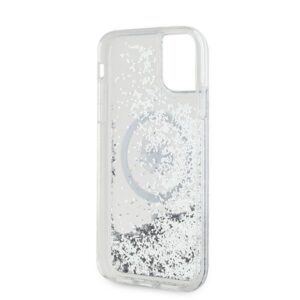 Karl Lagerfeld KLHMN61LGCHSGH Apple iPhone 11/ Xr 6.1" kietas dėklas skaidrus Liquid Glitter Choupette Head - Image 7