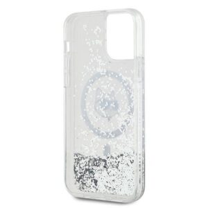 Karl Lagerfeld KLHMP12MLGCHSGH Apple iPhone12/12 Pro 6.1" kietas dėklas skaidrus Liquid Glitter Choupette He - Image 7