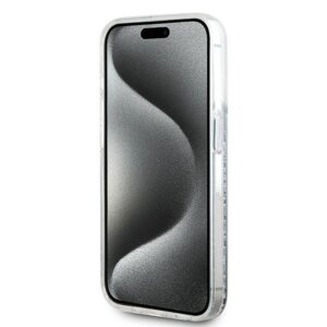 Karl Lagerfeld KLHMP13XLGCHSGH Apple iPhone13 Pro Max 6.7" kietas dėklas skaidrus Liquid Glitter Choupette H - Image 5