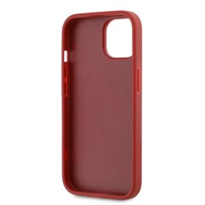 Karl Lagerfeld KLHCP15SPQDSMGR Apple iPhone 15/ 14 / 13 6.1" red kietas dėklas Diagonal Quilted Script - Image 7