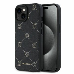 Karl Lagerfeld KLHMP15SPGKHPHK Apple iPhone 15 6.1" juodos spalvos Magsafe Karl Head