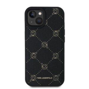 Karl Lagerfeld KLHMP15SPGKHPHK Apple iPhone 15 6.1" juodos spalvos Magsafe Karl Head - Image 2